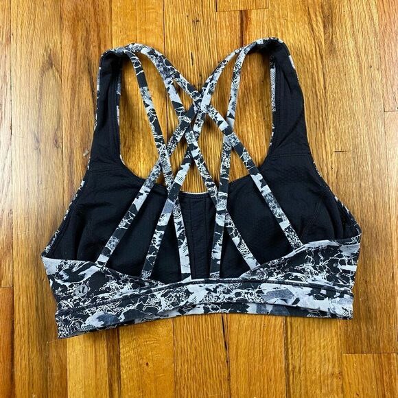 🪦 lulemon Free To Be Serene Bra
Interlaced Starlight Black Size 4 - Picture 5 of 10